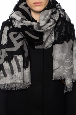 Scarf with an embroidered logo, zdjęcie 2 Scarf with an embroidered logo od Burberry
